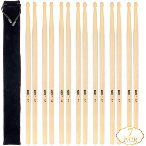 14 pack 5A natural drumsticks