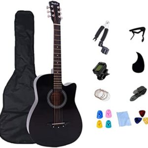 38-Inch Acoustic Folk Guitar for Beginners