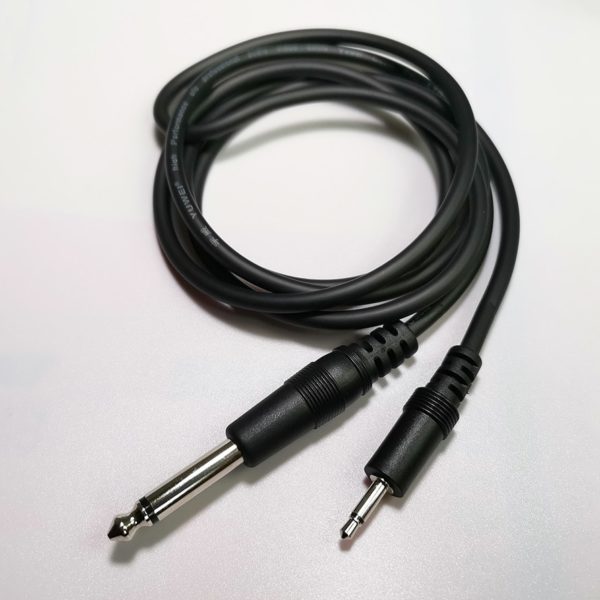 4N-OFC-Low-Noise-3-5mm-plug-to-6-35mm-Mono-plug-Audio-cable-for-Electri