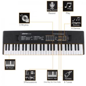 54 Keys Electronic Keyboard with Microphone