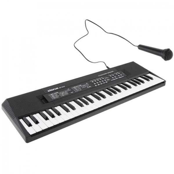 54 key electronic keyboard with microphone