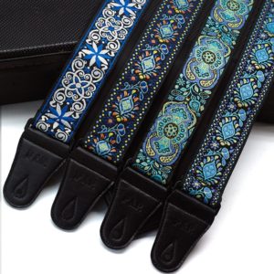 embroidered guitar strap