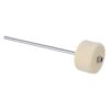 white felt bass drum beater