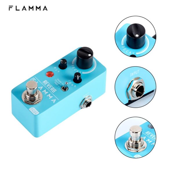 FC02 reverb effect electric guitar pedal