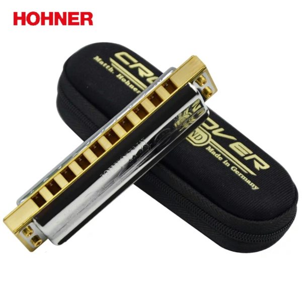 hohner 10 hole diatonic c key harmonic with case
