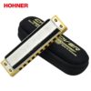 hohner 10 hole diatonic c key harmonic with case