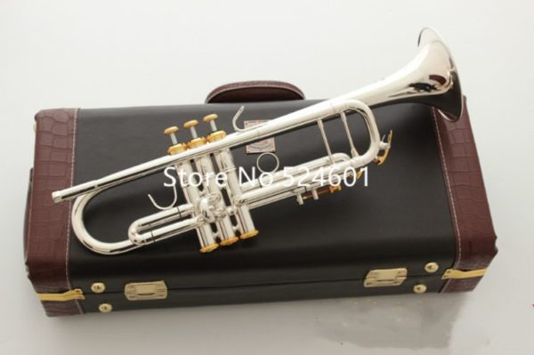 LT180S-37 Bb silver plated trumpet with case
