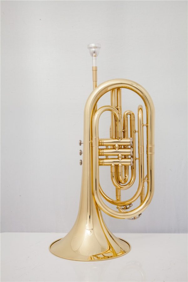 Bb marching trombone with hard case