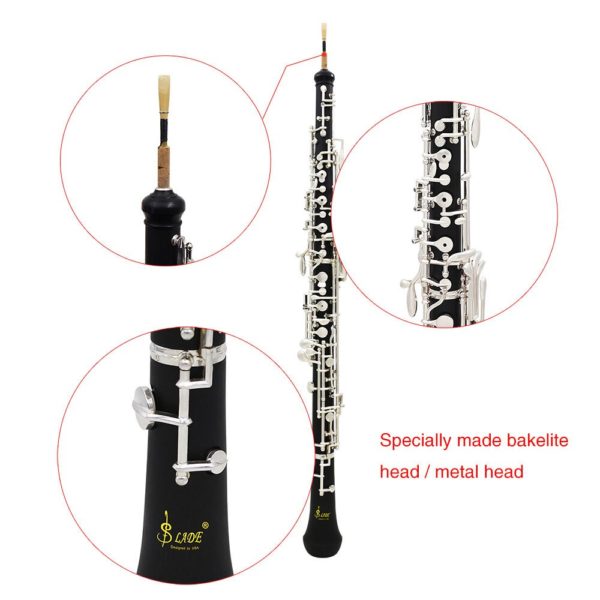professional c key oboe and case