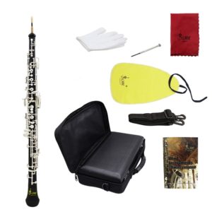 C key oboe and case