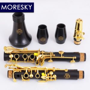 Clarinet Bb Tube 17 Keys with Case