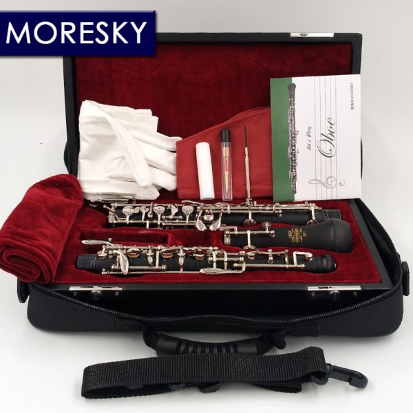 professional c key oboe with case reed and gloves