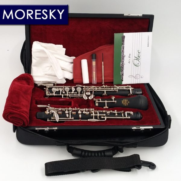 professional c key oboe with case reed and gloves