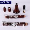 Bb tube 17 Key rosewood clarinet with case