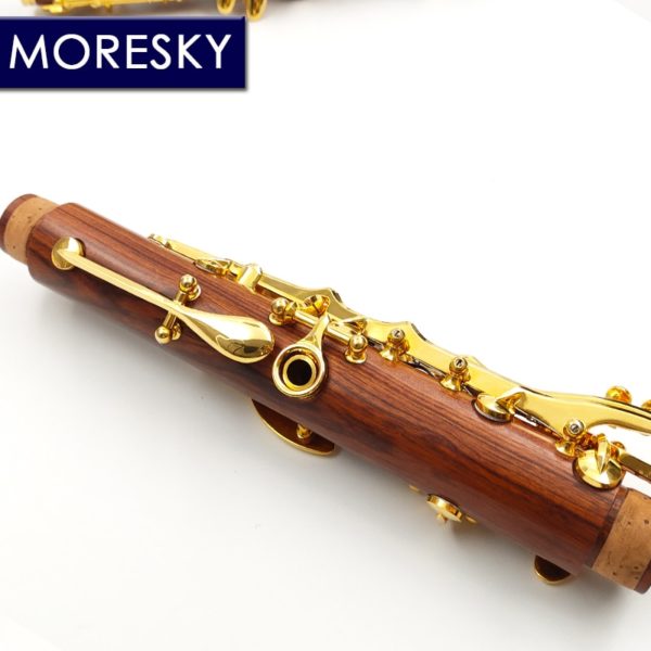 Bb tube 17 Key rosewood clarinet with case