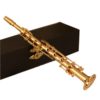 miniature soprano saxophone and case