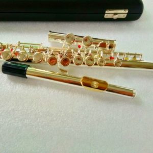 Flute Closed 16 Holes E-Key Silver Plated C Tone