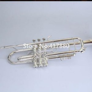 Bb Trumpet Silver Plated Mouthpiece and Case