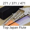 japanese Professional Cupronickel 16 hole c key flute with case