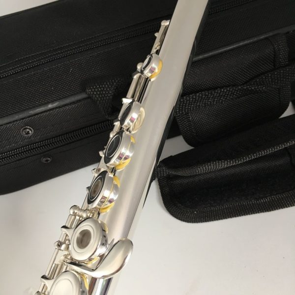 japanese Professional Cupronickel 16 hole c key flute with case