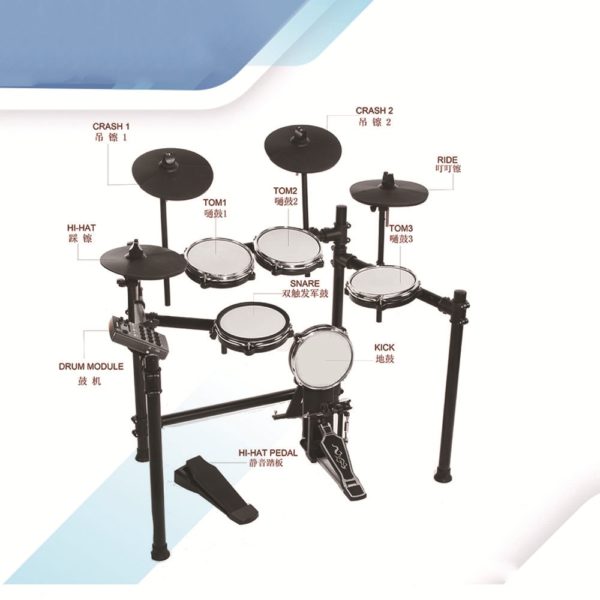 portable electronic drum kit