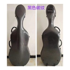 High-Quality Carbon Fibre Cello 4/4 Size Case with Wheels