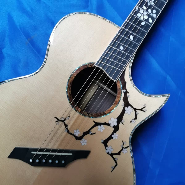 42" cherry blossom series acoustic guitar