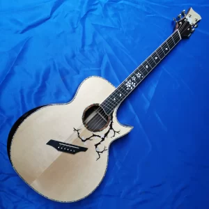 42″ Solid Wood 6 String Cherry Blossom Series Acoustic Guitar