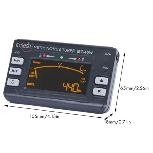 MT-40W Electronic Digital LCD 3 In 1 Tuner/Metronome