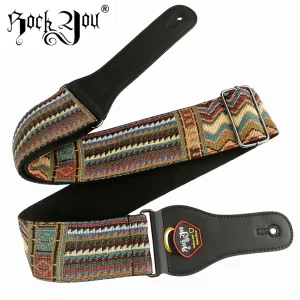 Adjustable Length Cotton Acoustic/Bass/Electric Guitar Strap