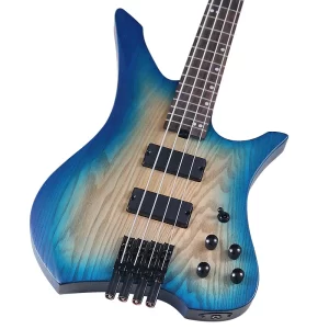 39-Inch 24-Frets 4-String Headless Electric Bass Guitar