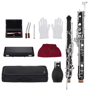 English Horn Alto Oboe F Key with Reed Gloves and Case