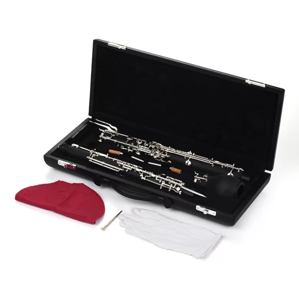 English Horn Alto Oboe F Key with Reed Gloves and Case