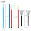 1 Pair Bamboo Drumsticks Nylon Brushes 5A Drum Sticks Bag Set