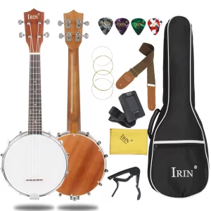 4-String Maple Neck Banjo with Accessories