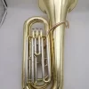 Professional Gold Lacquer Brass Body Bb Tuba