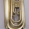 Professional Gold Lacquer Brass Body Bb Tuba