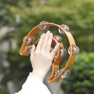 Double-Layer Hand Bell Tambourine