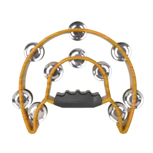 Double-Layer Hand Bell Tambourine