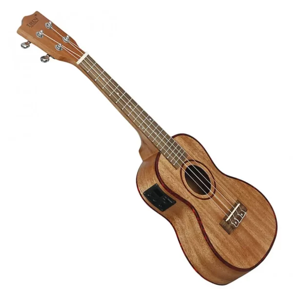 24-Inch Electric Acoustic Ukulele with Built-in EQ Pick-up