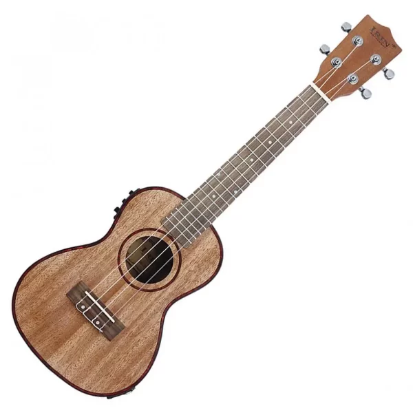 24-Inch Electric Acoustic Ukulele with Built-in EQ Pick-up