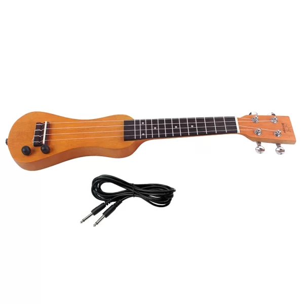 21-Inch Solid Wood Acoustic Electric Ukulele