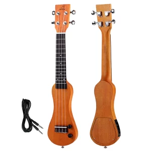 21-Inch-Electric-Ukulele-Solid-Wood