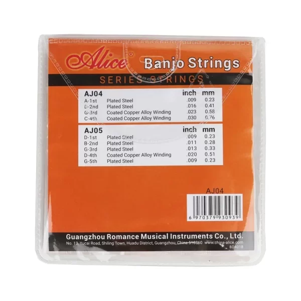 Alice AJ04 AJ05 4-Strings/5-Strings Banjo Strings - Image 3