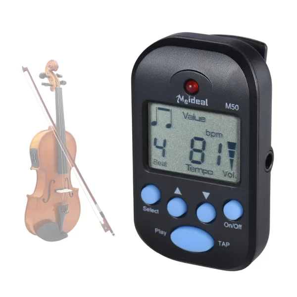 Mini Clip-on LCD Digital Metronome Music Accessory