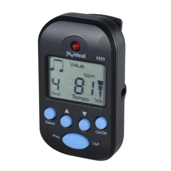 Mini Clip-on LCD Digital Metronome Music Accessory